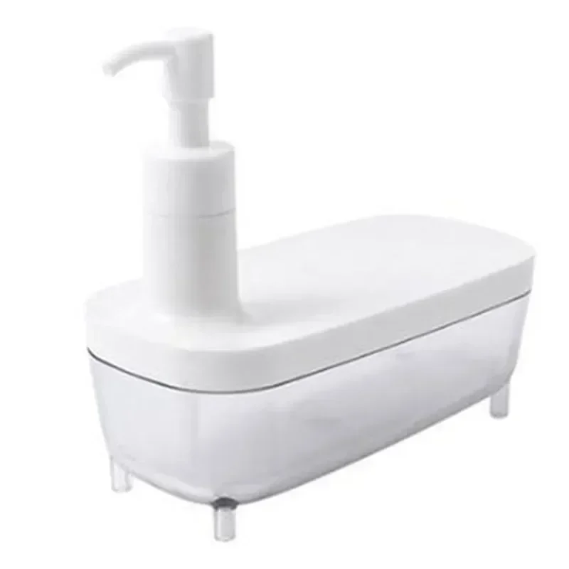 Dispensador de líquido con escurridor y soporte de jabón para cocina - imagen 3
