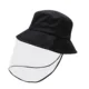 Sombrero de pesca con protector facial desmontable y antisalpicaduras