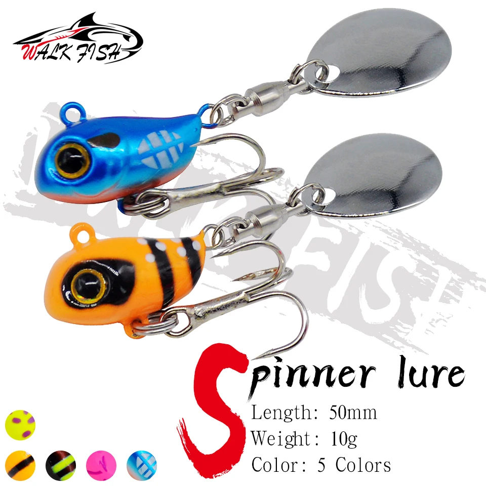 VIB Walk Fish Swimbait giratorio con paleta metálica – acción natural - imagen 3