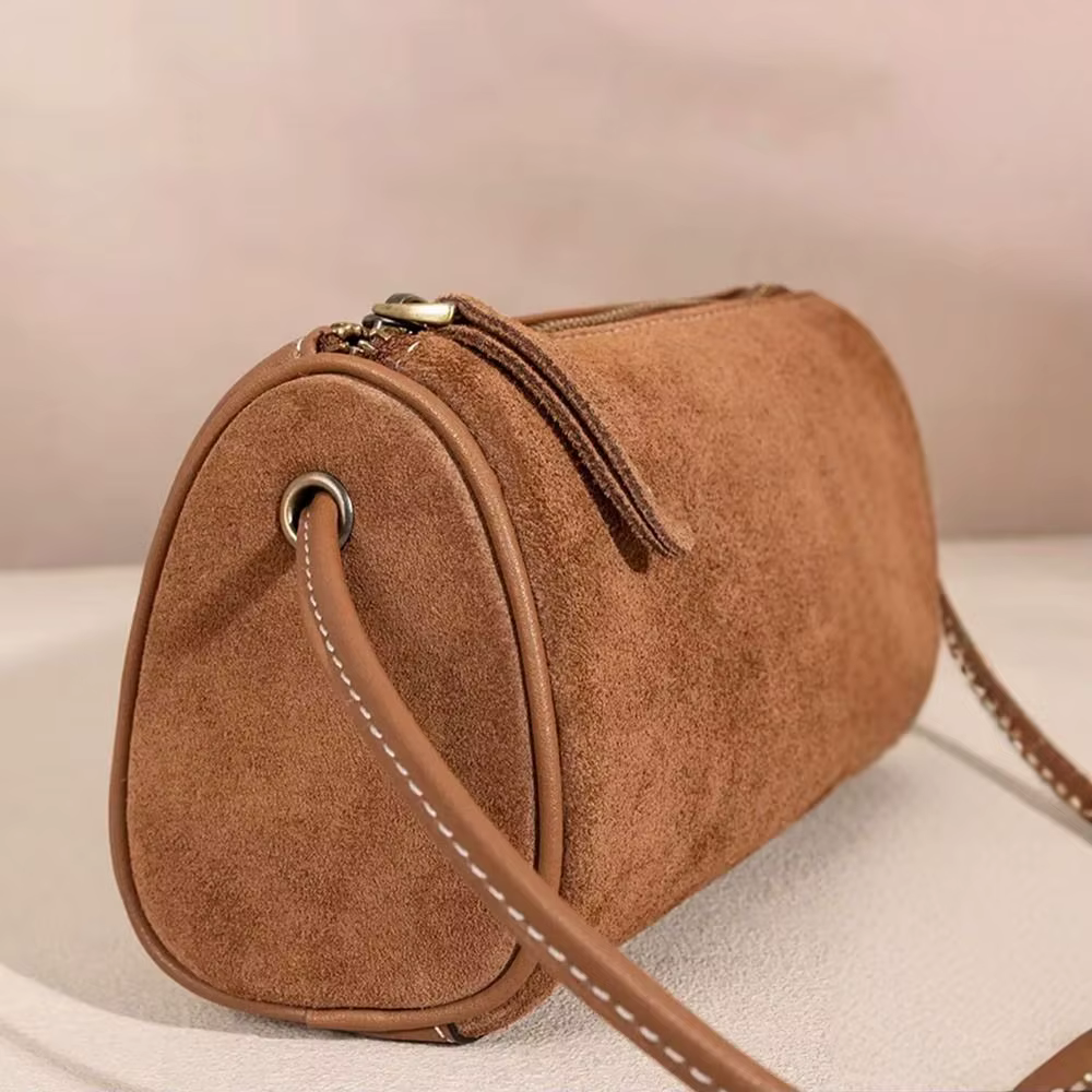 Bolso Bandolera de Gamuza para Mujer – Estilo Vintage y Gran Capacidad - imagen 2