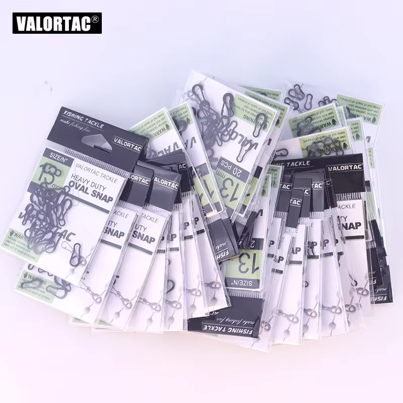 Juego de Giratorios con Broche Ovalado para Carpa - imagen 2