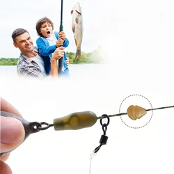 Calabaza camuflaje para pesca de carpa Ronnie Rig anti-bottom
