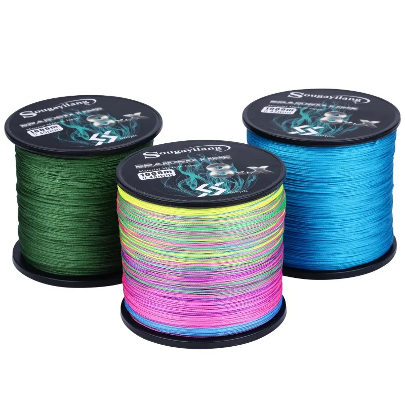 Sougayilang Línea PE 9 hebras multifilamento para carpa - imagen 5