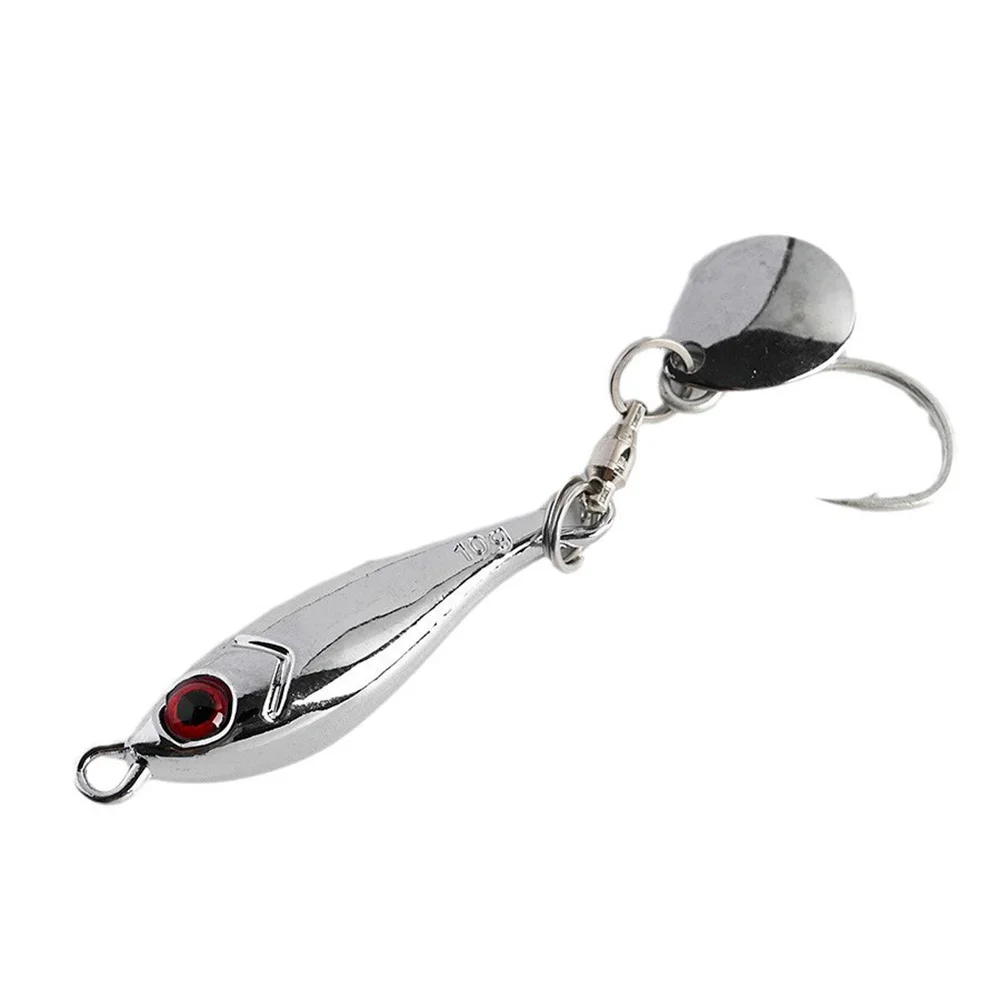 Señuelo cuchara spinner para lubina con fundición larga y anzuelos - imagen 5