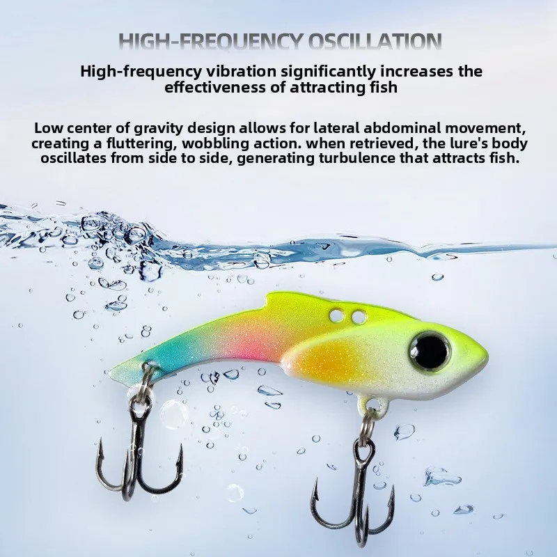 VIB Spoon cuchara metal spinner para black bass y lucio artificial