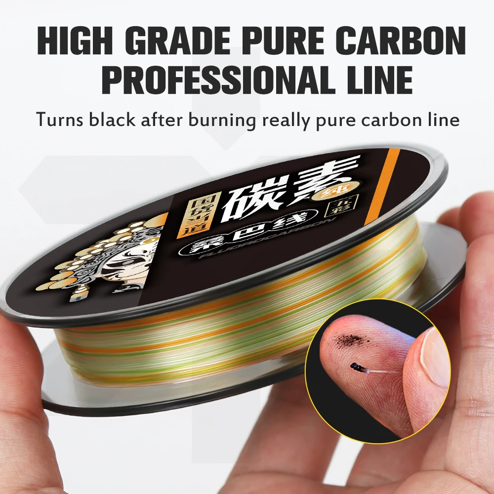 ZUKIBO Sedal Fluorocarbono Puro – Alta Resistencia al Abrasión - imagen 2