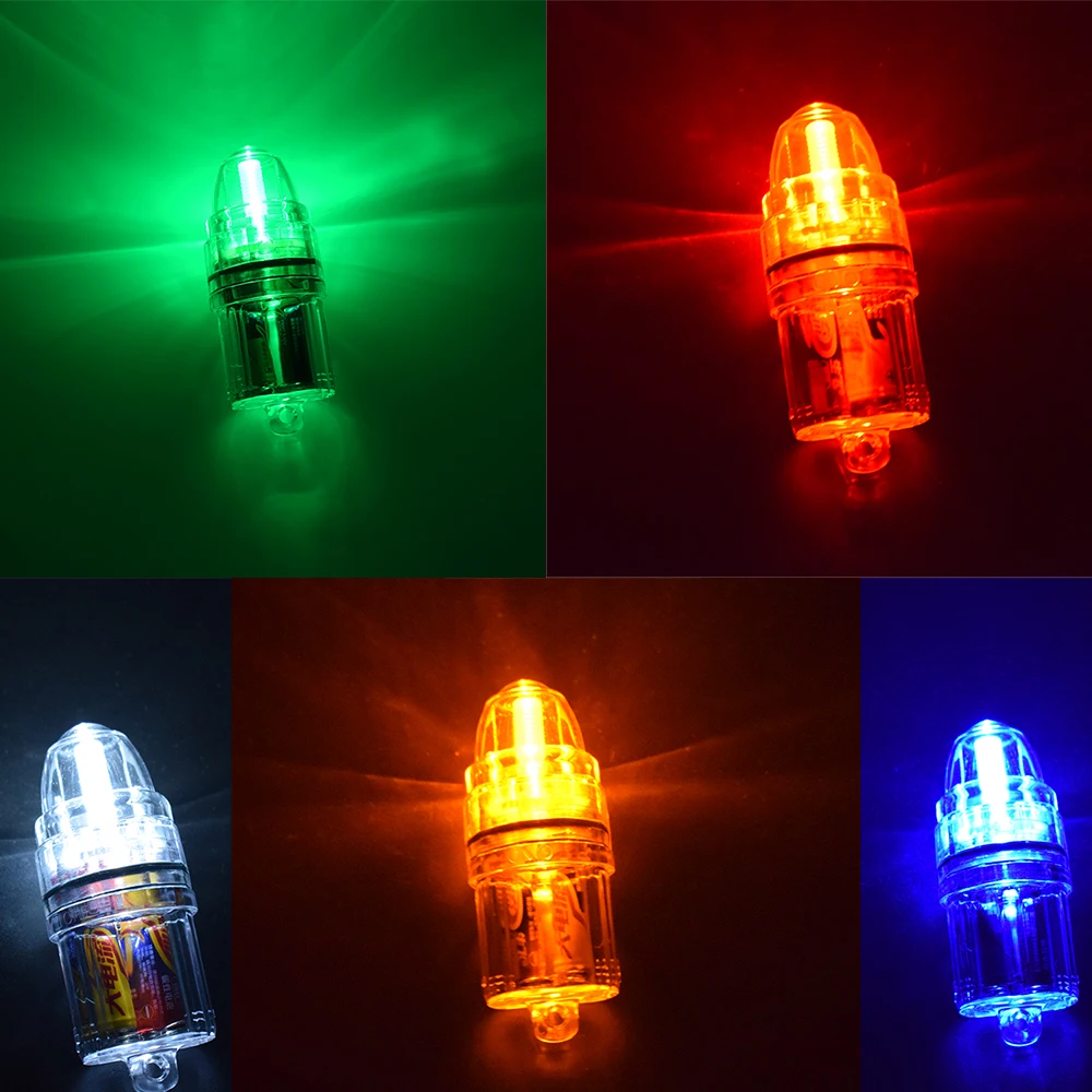 Luz LED subacuática verde intermitente para pesca nocturna profunda - imagen 4