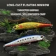 WALK FISH Minnow flotante Jerkbait para lubina y trucha