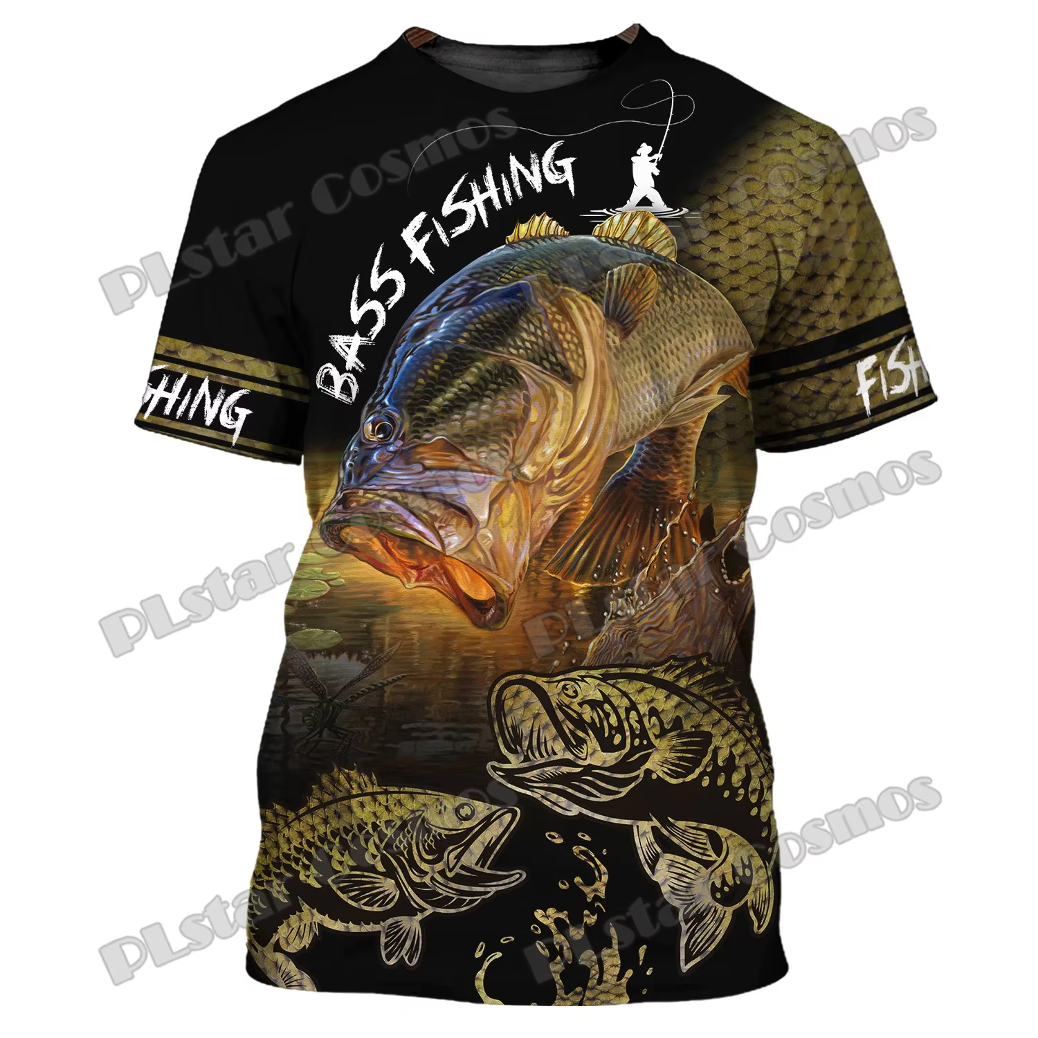Conjunto pesca lubina PLstar Cosmos 3D camiseta y pantalón corto