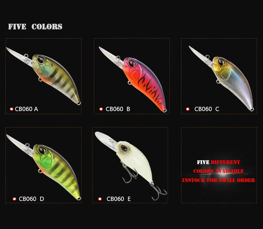 Detalle de la acción y vibración del crankbait