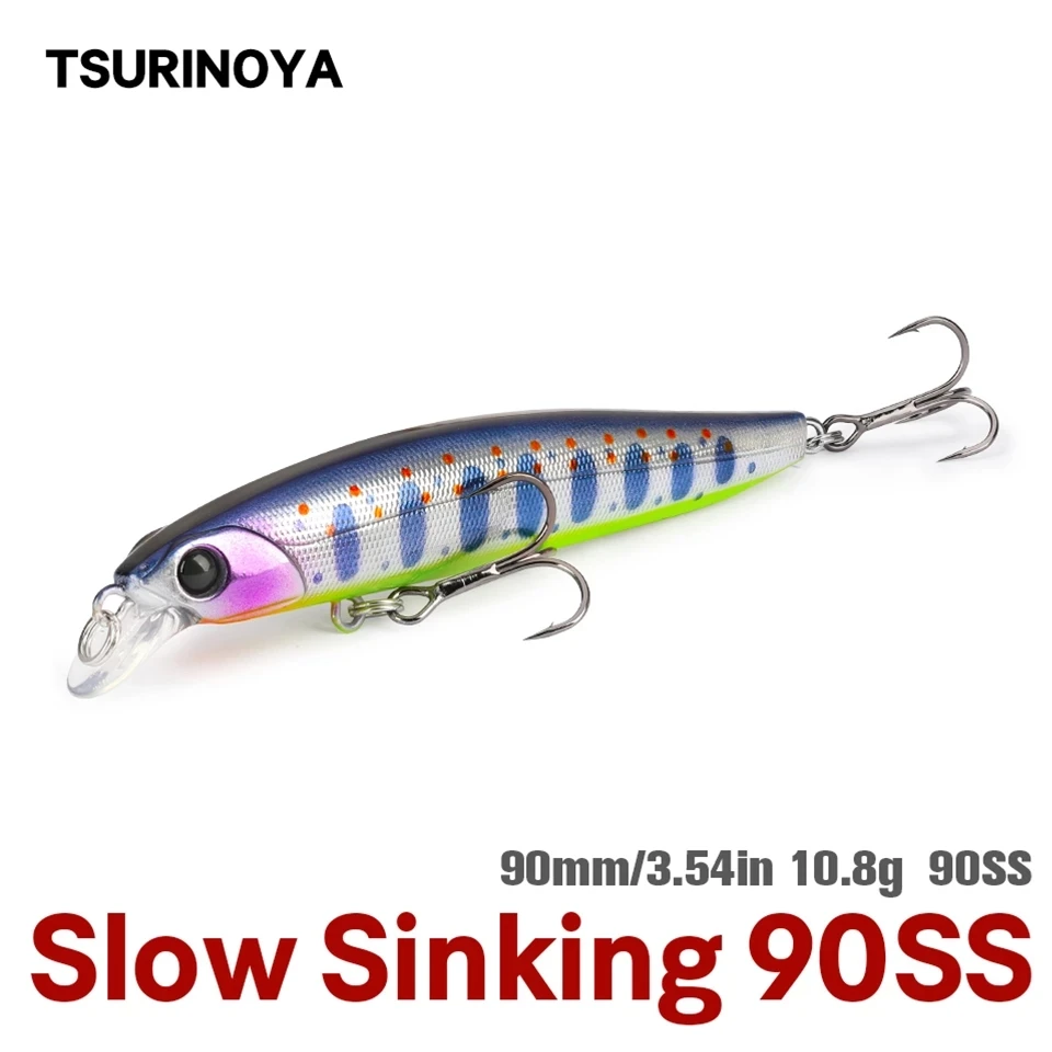 Señuelos artificiales TSURINOYA de hundimiento lento