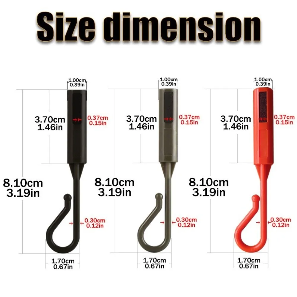 Kit de 3 accesorios ajuste para aparejos pesca con diseño antiarañazos