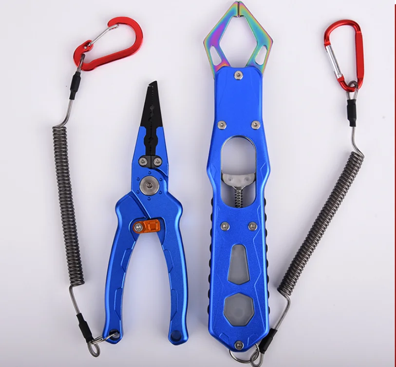 Pinza de pesca extensible NUNATAK de metal resistente con cuerda fija - imagen 3