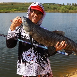 Caña de carpa ultraligera FISHINGFANS 5H de carbono