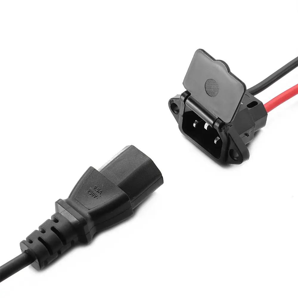 Vista del conector universal y cables