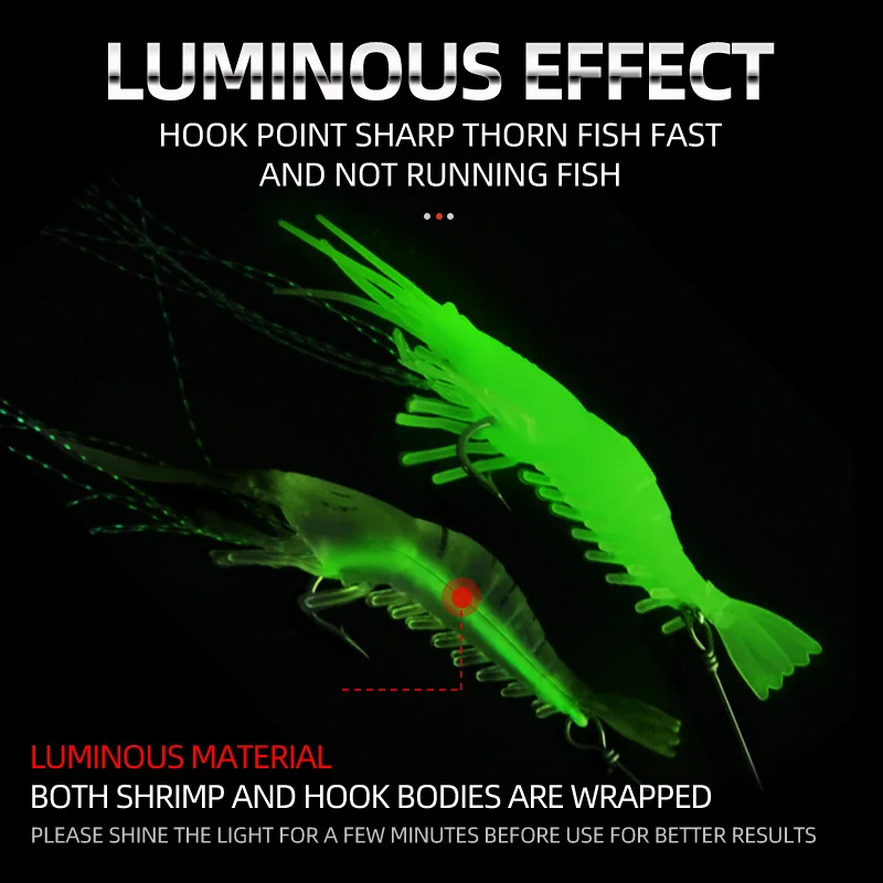 ShareShark señuelo camarón artificial para pesca con cebo - imagen 2
