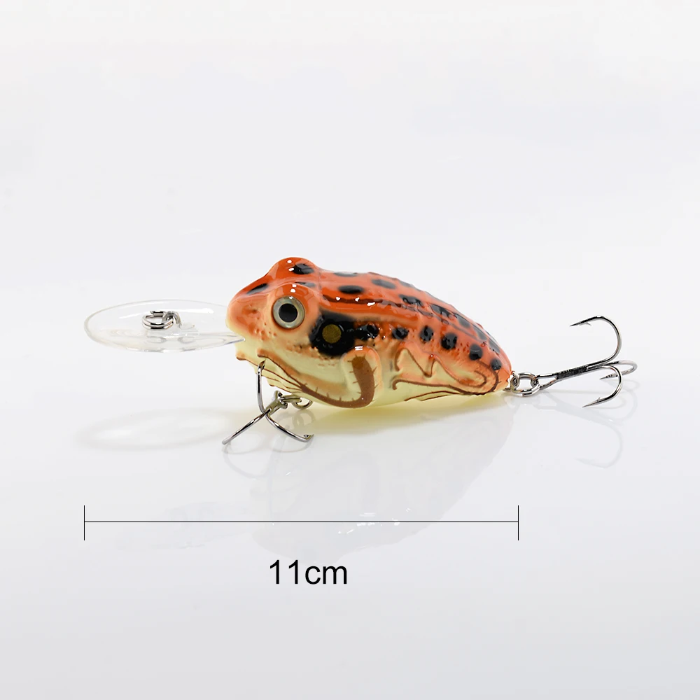 Señuelo Topwater lubina tipo rana wobbler blando