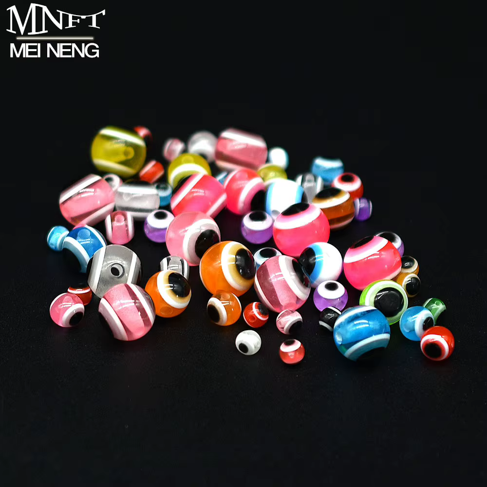Señuelo ojo de pez colorido - Cuentas para pesca, 4-10 mm, atracción - imagen 2