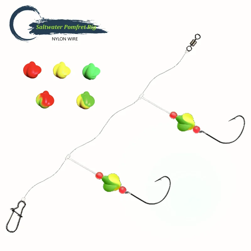 Aparejo de surf para pompano con flotador snell y anzuelo circular - imagen 3