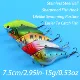 Señuelo VIB duro con anzuelos triples para pesca de arrastre - imagen 4