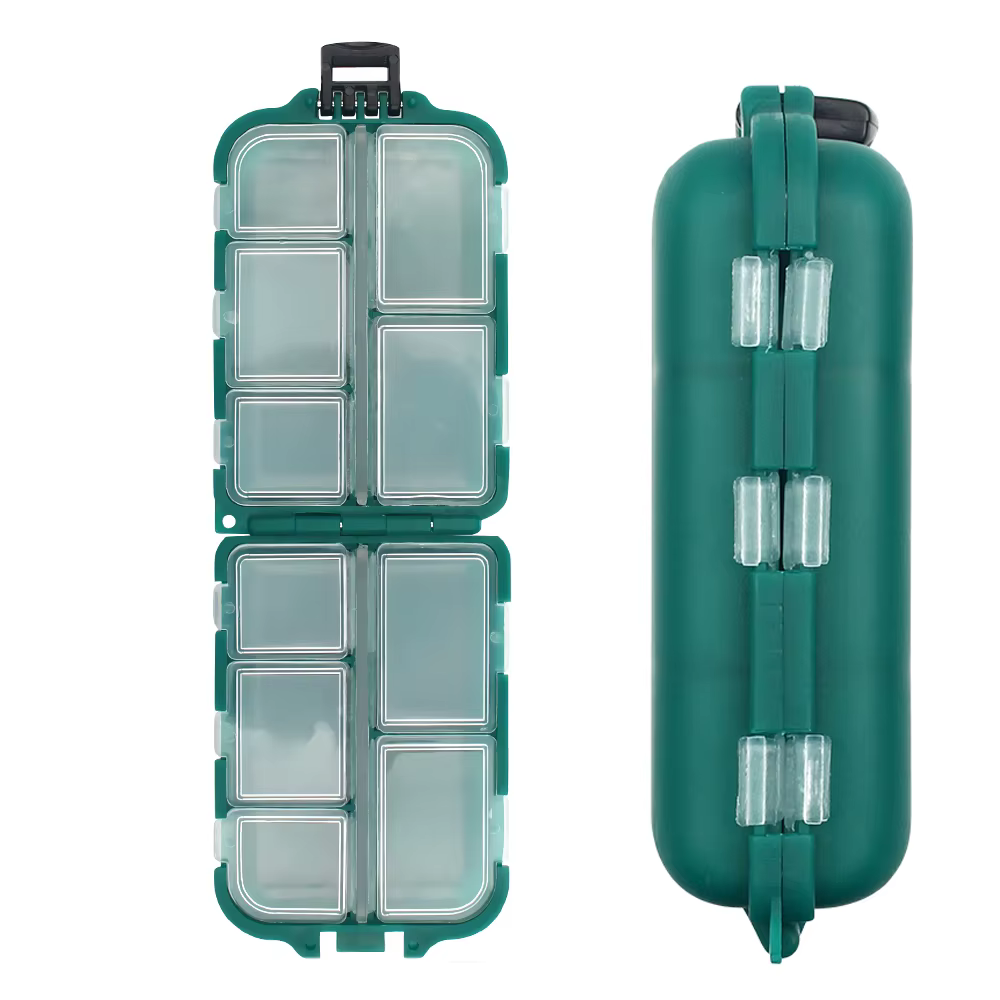 Caja de aparejos en plástico resistente con compartimentos para pesca - imagen 2
