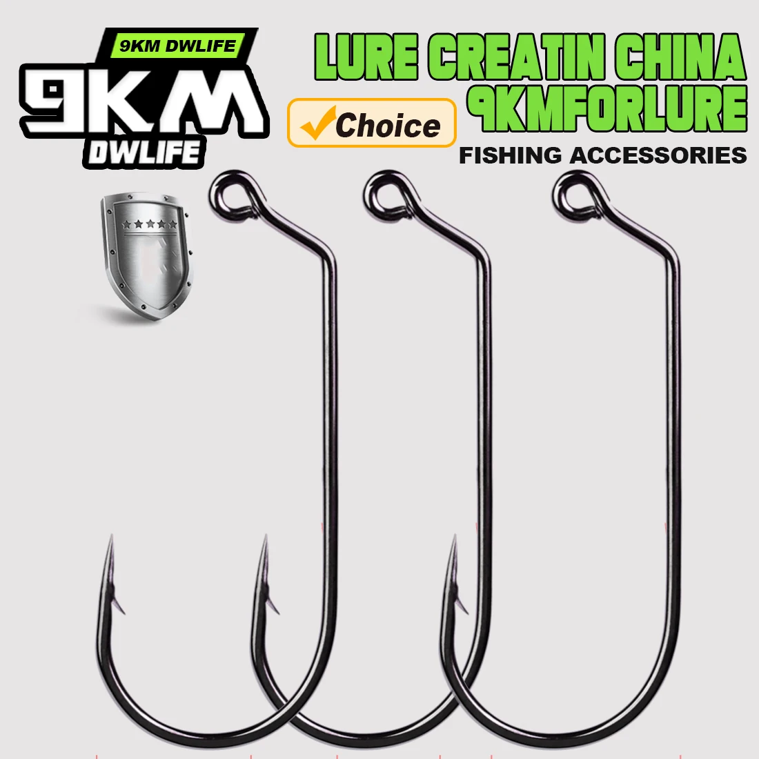 Anzuelo Jig Head 60° vástago largo Aberdeen para pesca salada