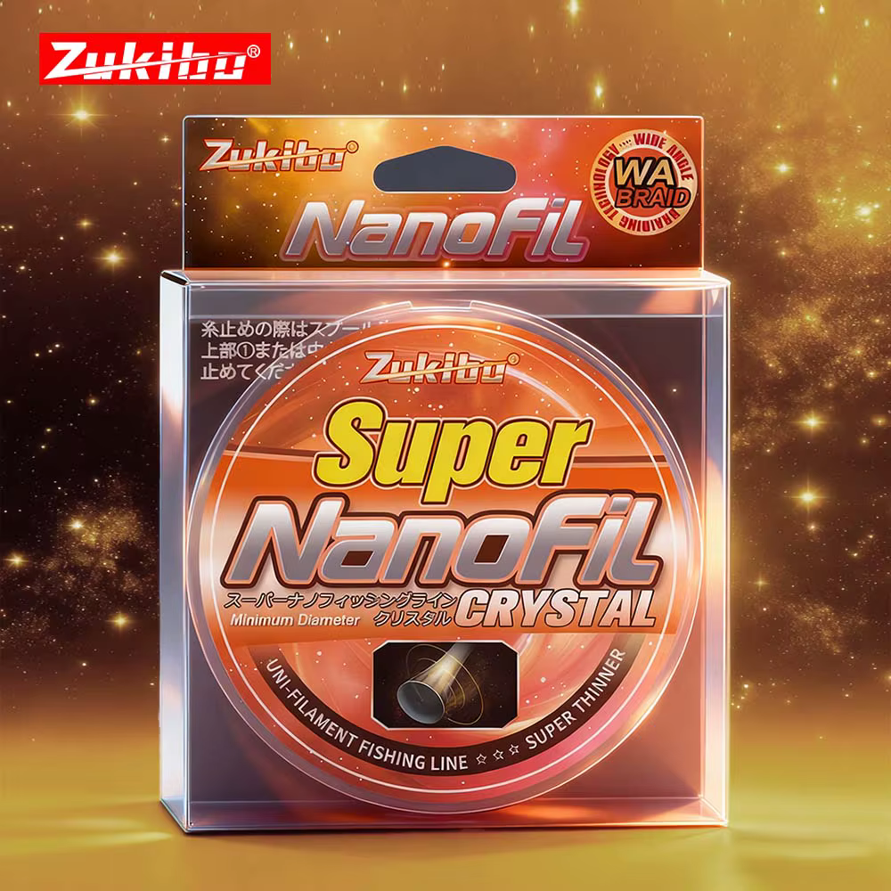 ZUKIBO Nanofil hilo de pesca fino para carretes giratorios resistente