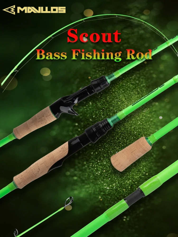 Caña Mavllos Scout Bass Spinning vista completa