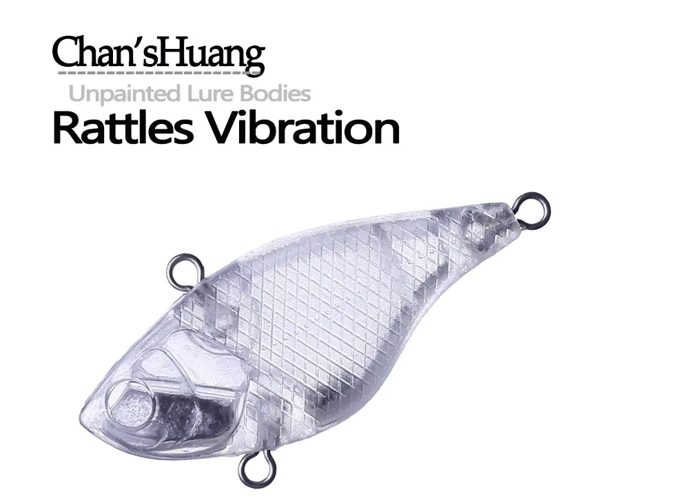 Vista frontal del cebo Chan'sHuang sin pintar