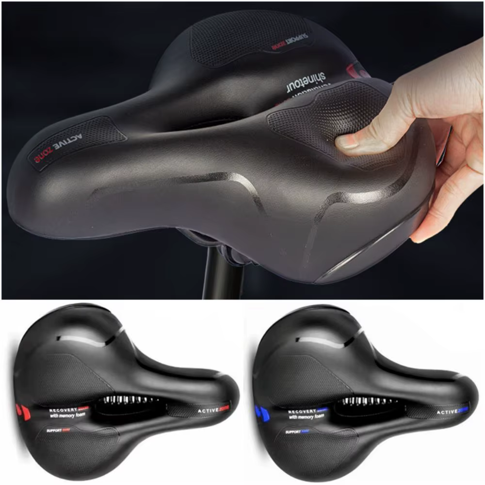 Sillín MTB Big Butt con resorte y diseño hueco – Absorción de impactos y ventilación - imagen 5