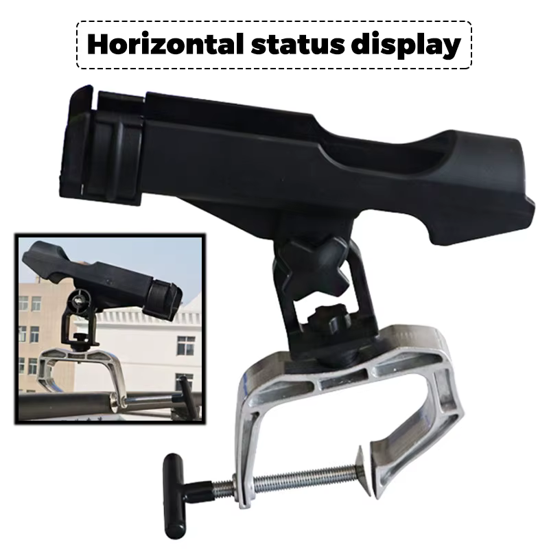 Soporte Válvula Barco Pesca – Aluminio Negro Anticorrosión - imagen 4