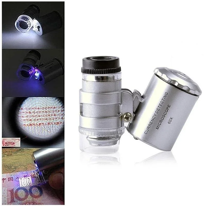 Uso del microscopio con iluminación LED