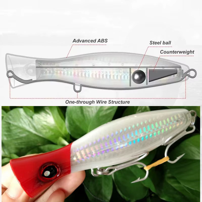 Noeby Popper Señuelos de Agua Salada Para Pesca GT - imagen 3