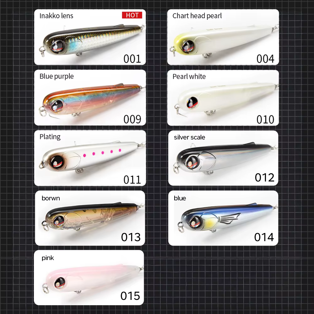 Hunthouse Pencil señuelo de superficie flotante para lubina y lucio - imagen 4