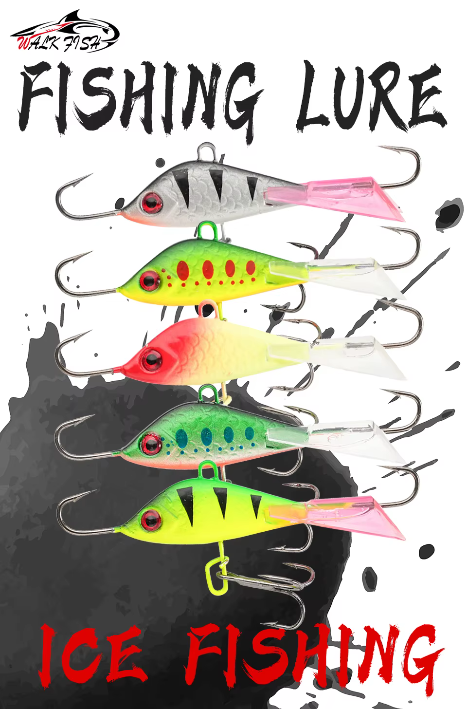 Señuelo WALK FISH para pesca en hielo de invierno