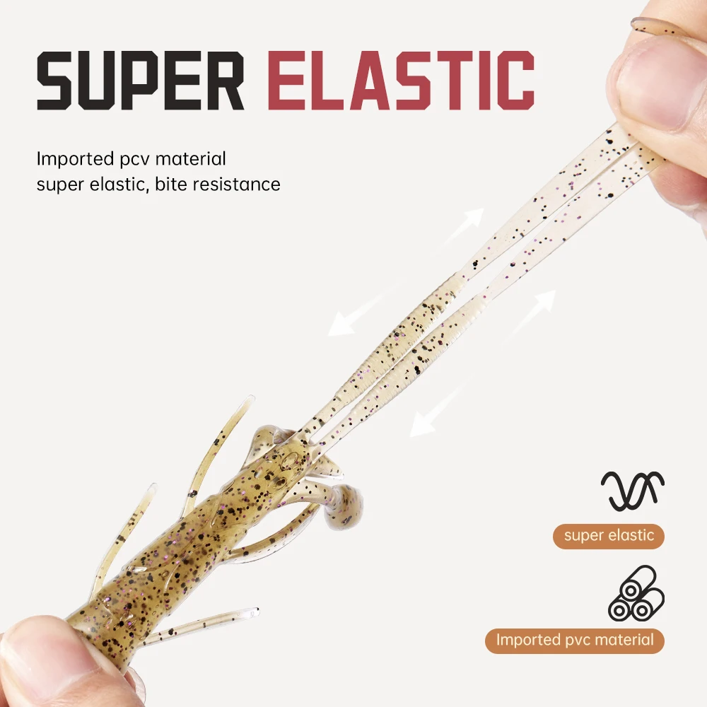 SOLOKING Wafting Bug – Señuelo swimbait imitación camarón 101mm - imagen 2