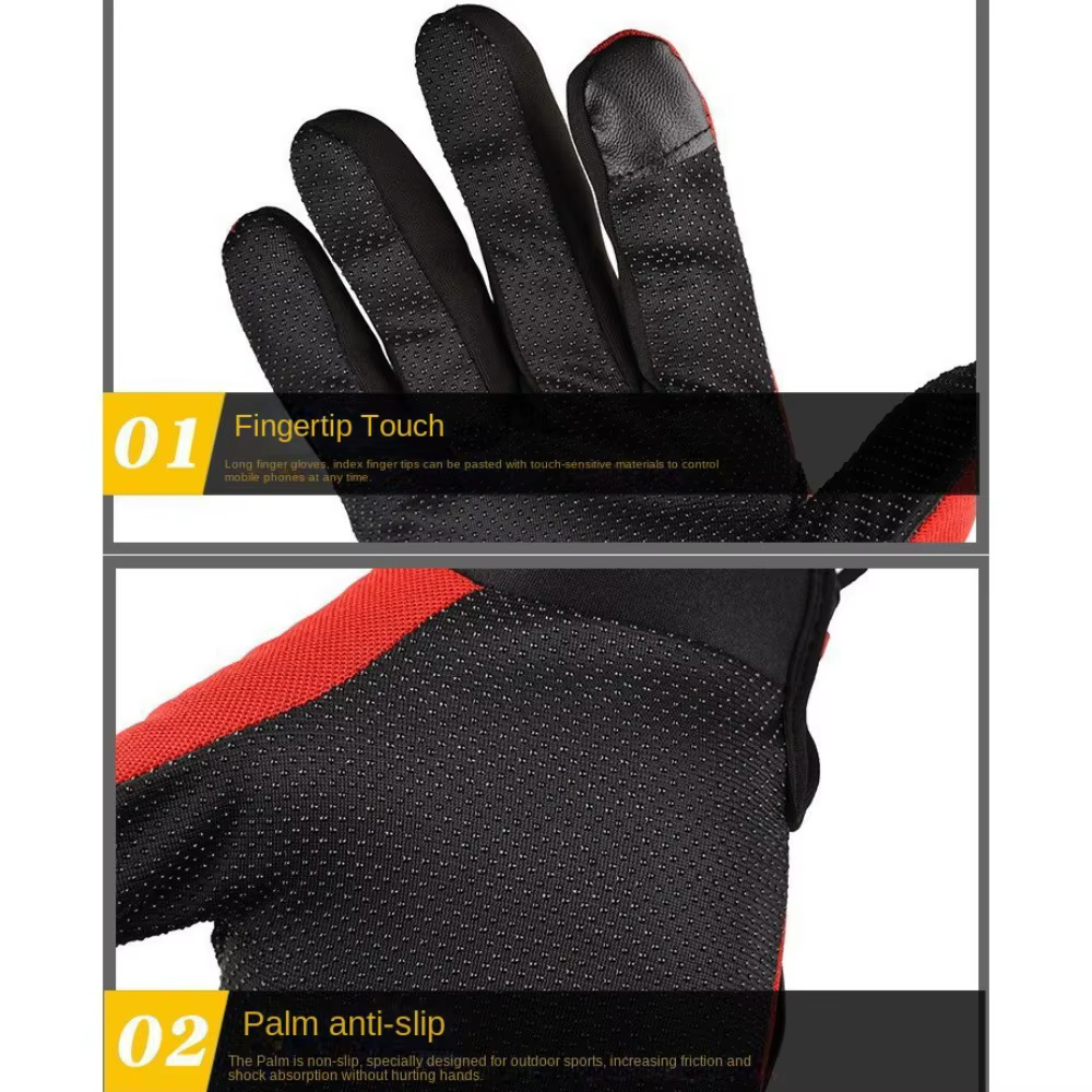 Guantes Ciclismo Dedo Completo Transpirables Antideslizante - imagen 2