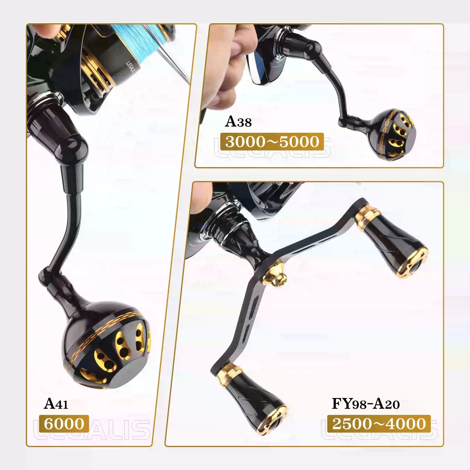 Maneta Gomexus Legalis 23 – 42 mm para Daiwa LT - imagen 3