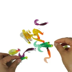 Set Anzuelos Jig Head y Vinilos para Lucio – 34 Piezas