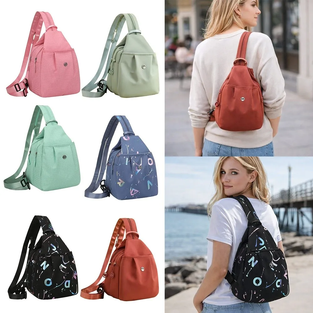 Mochila de pesca Oxford impermeable multiusos con bolsillos pecho - imagen 2