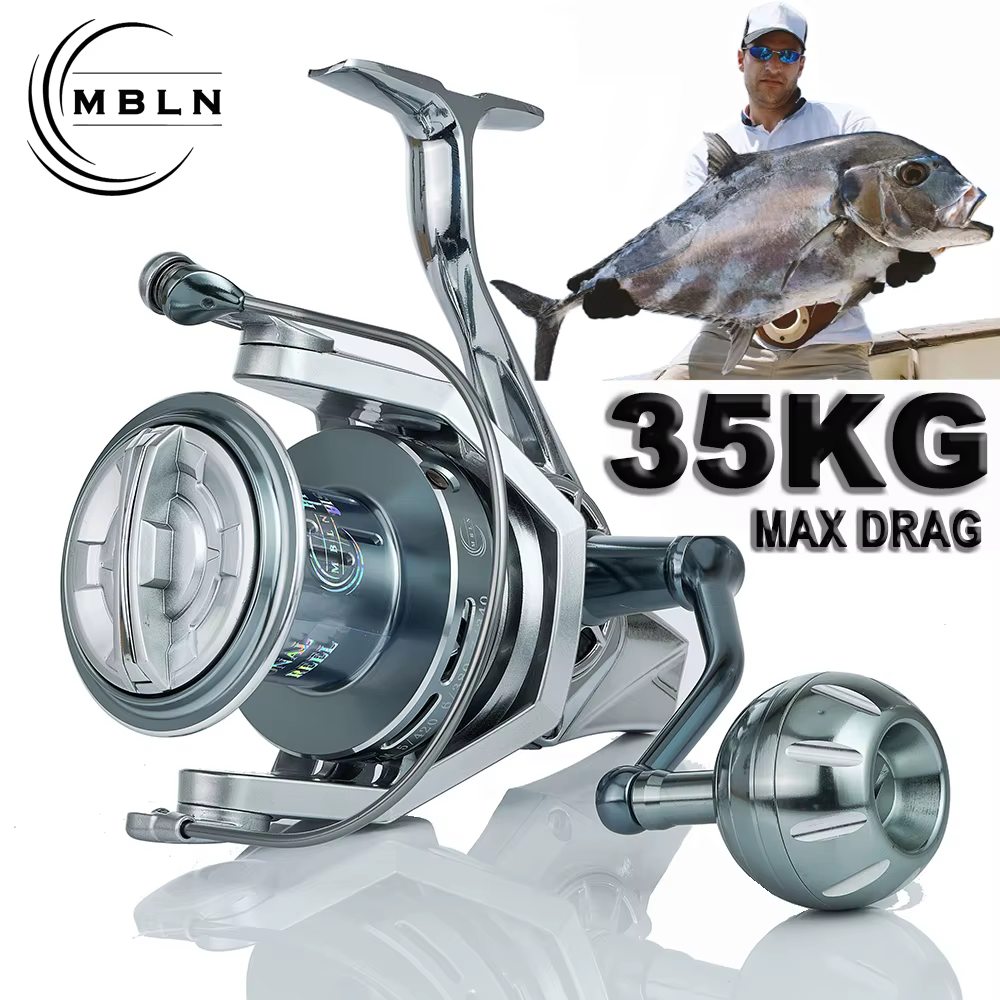Carrete MBLN Surfcasting de metal – Resistente a la corrosión - imagen 5
