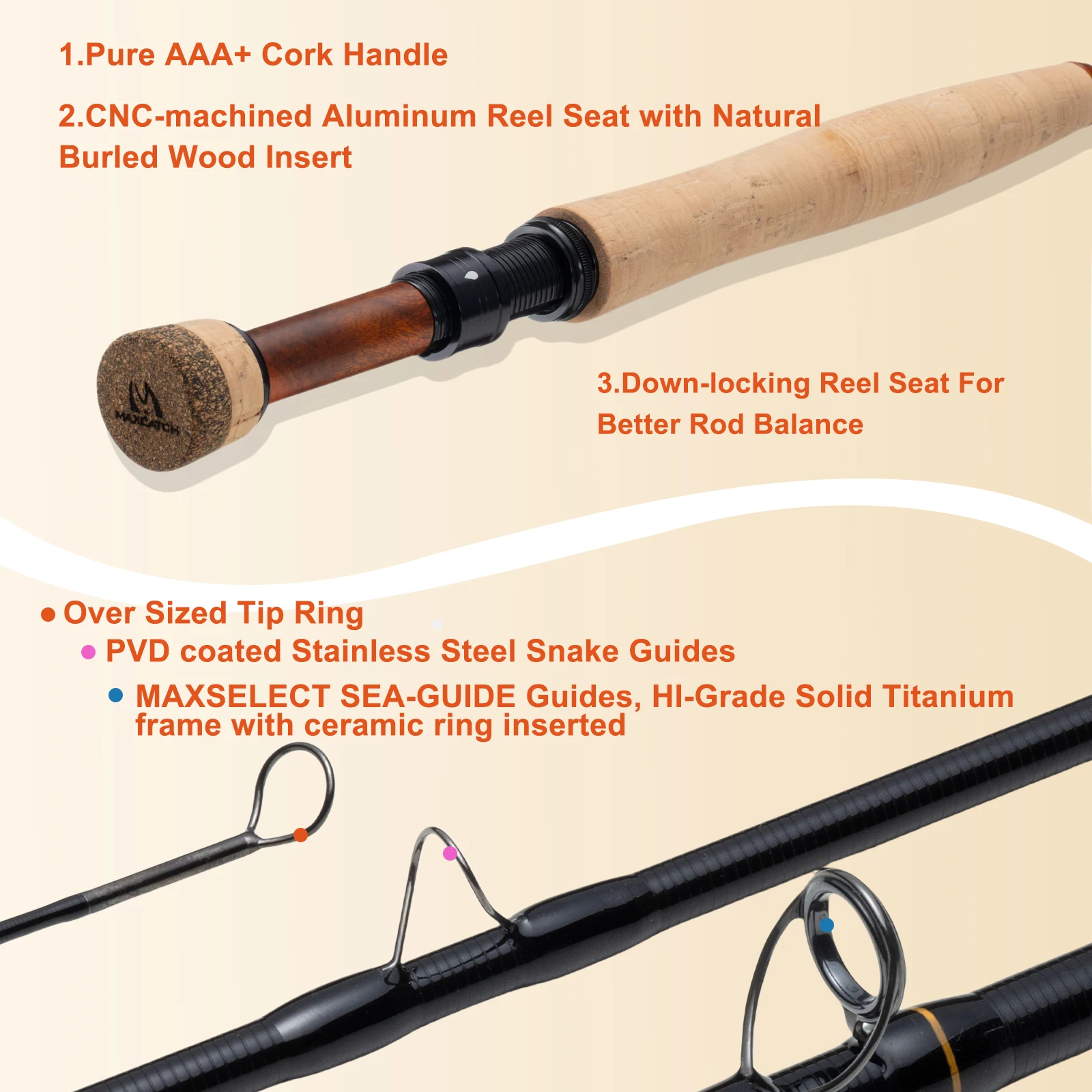 Maximumcatch Caña tubular dura para competición de pesca - imagen 4