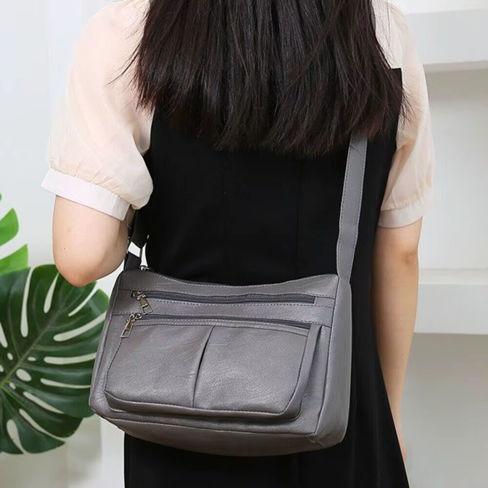 Compartimentos y diseño del bolso bandolera