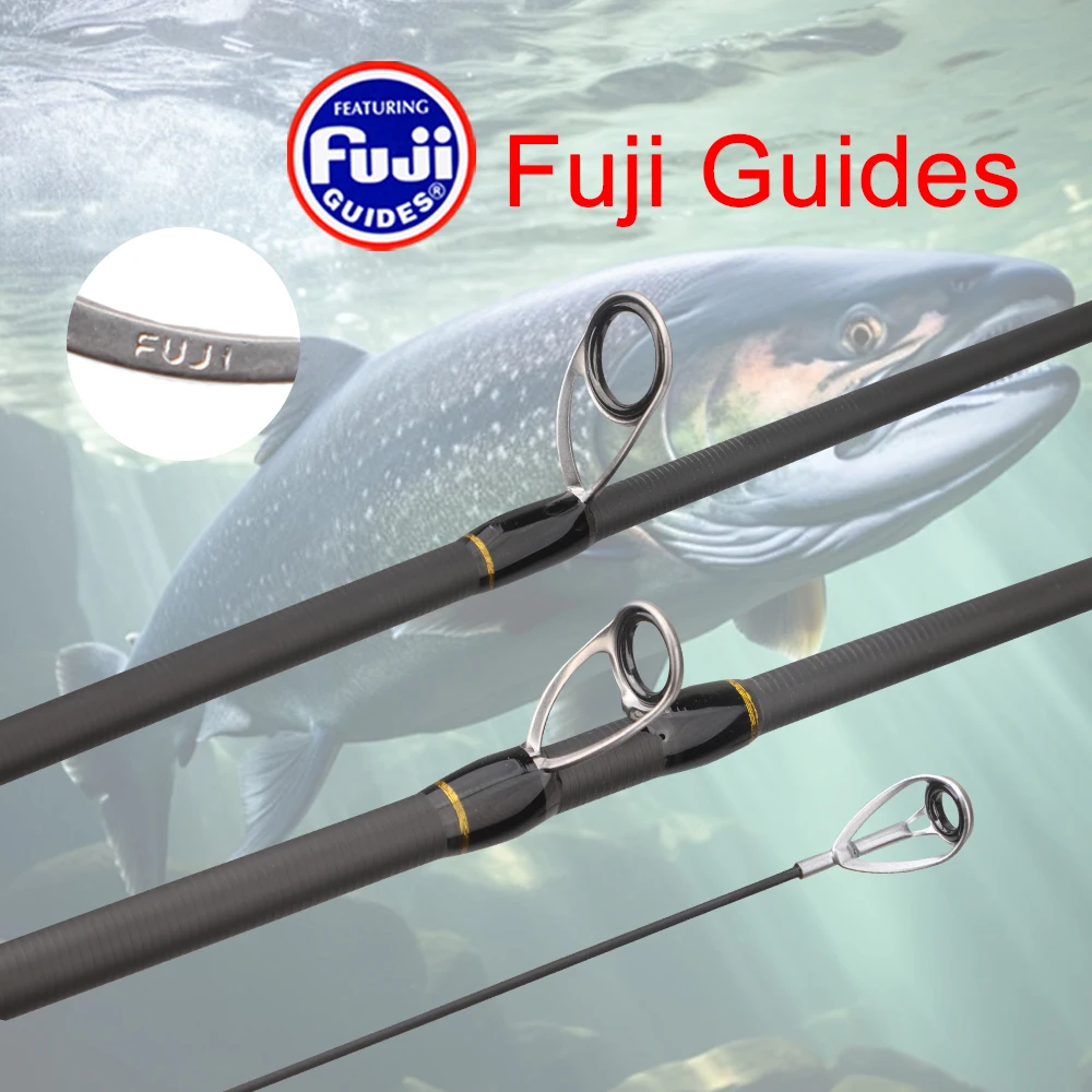 ROLLFISH Caña giratoria ultraligera para trucha con guías Fuji - imagen 5