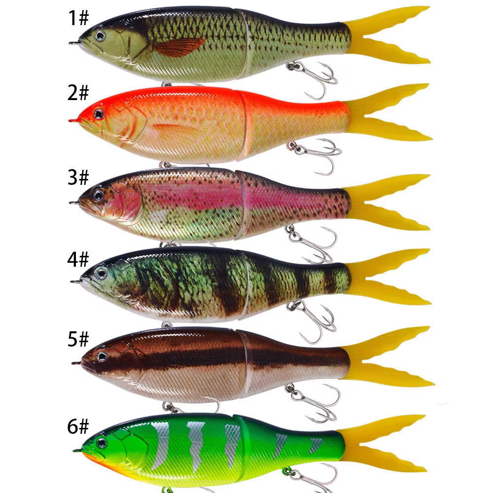 Señuelo duro articulado hundido para pesca de bass - imagen 5