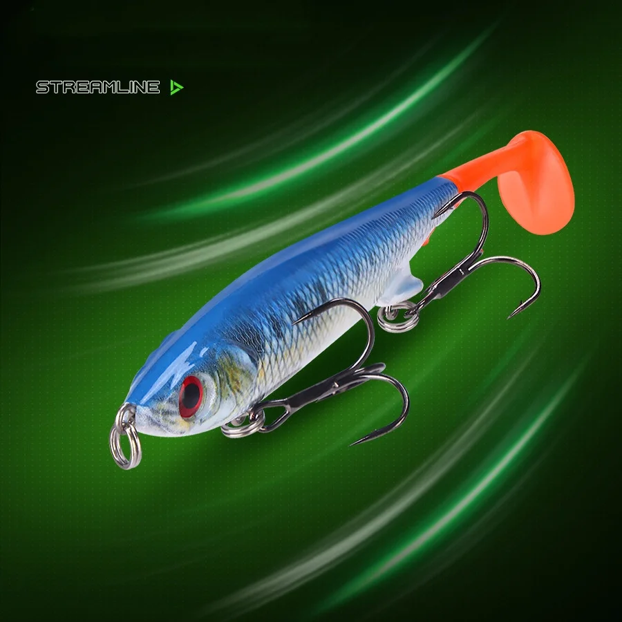 Vinilo Cola Horquilla T – Acción hundimiento para pesca mar - imagen 2