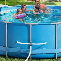 Válvula universal de plástico para filtro piscina, doble conexión