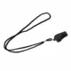 Silbato de árbitro ABS negro con cordón de plástico - imagen 2