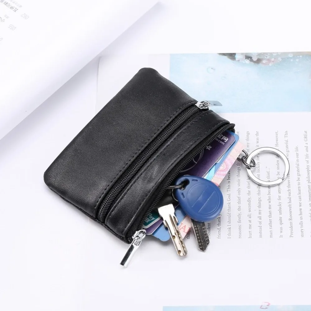 Bolso de mano portátil con cremallera y cuero PU para mujer - imagen 5