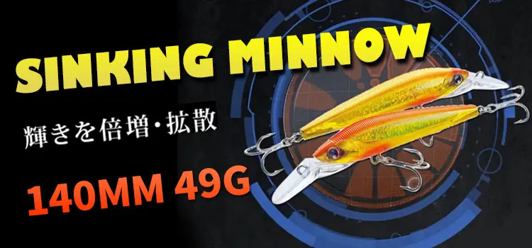 Wobbler minnow para curricán oceánico